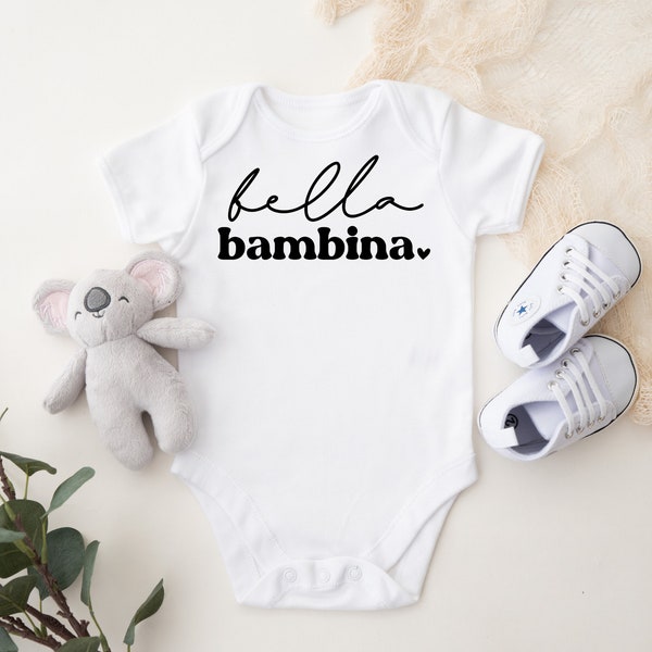 Bella Bambina - Custom Italian Baby Girl Onesie