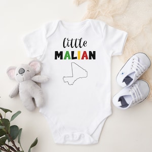 Little Malian - Cache-couche bébé personnalisé carte du Mali