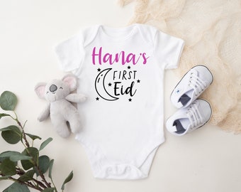 My First Eid - Baby's First Eid - Custom Eid Ramadan Baby Grow