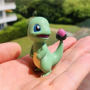 Bloomander, Grass Charmander figure | Shiny, Custom colors and various sizes available | Pro Painted or Unpainted Fakemon miniature