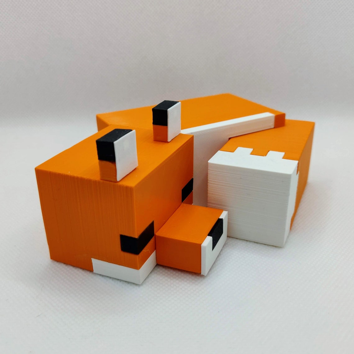 MINECRAFT SLEEPING FOX 3D Printed Figure unofficial | Etsy