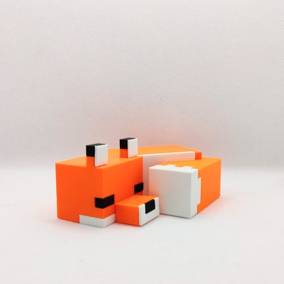 Minecraft Renard Endormi Figurine Imprimee 3d Non Officielle Etsy Canada Minecraft Renard Endormi Figurine Imprimee 3d Non Officielle Etsy Canada