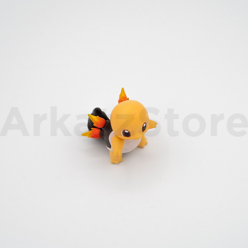 Chartle Fire Squirtle Figure Shiny Custom Colors and Etsy