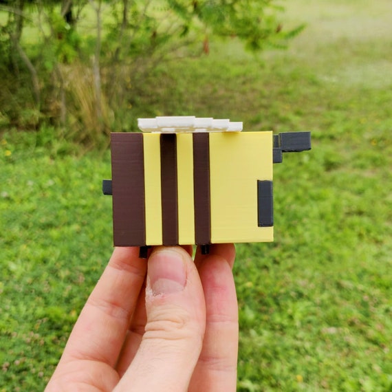 Minecraft Bee Layered Design for cutting - LaserCraftum