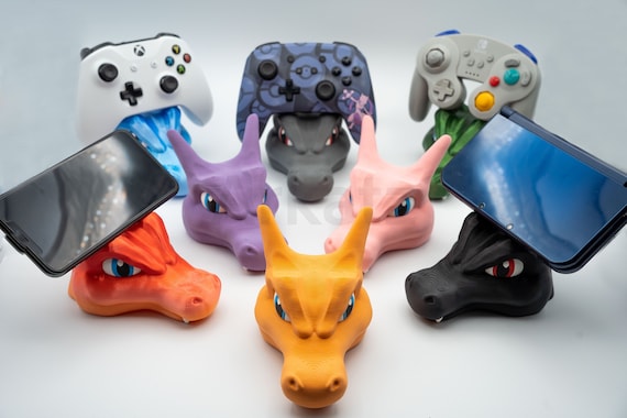 Charizard Controller Holder Shiny Custom Colors and Various Sizes
