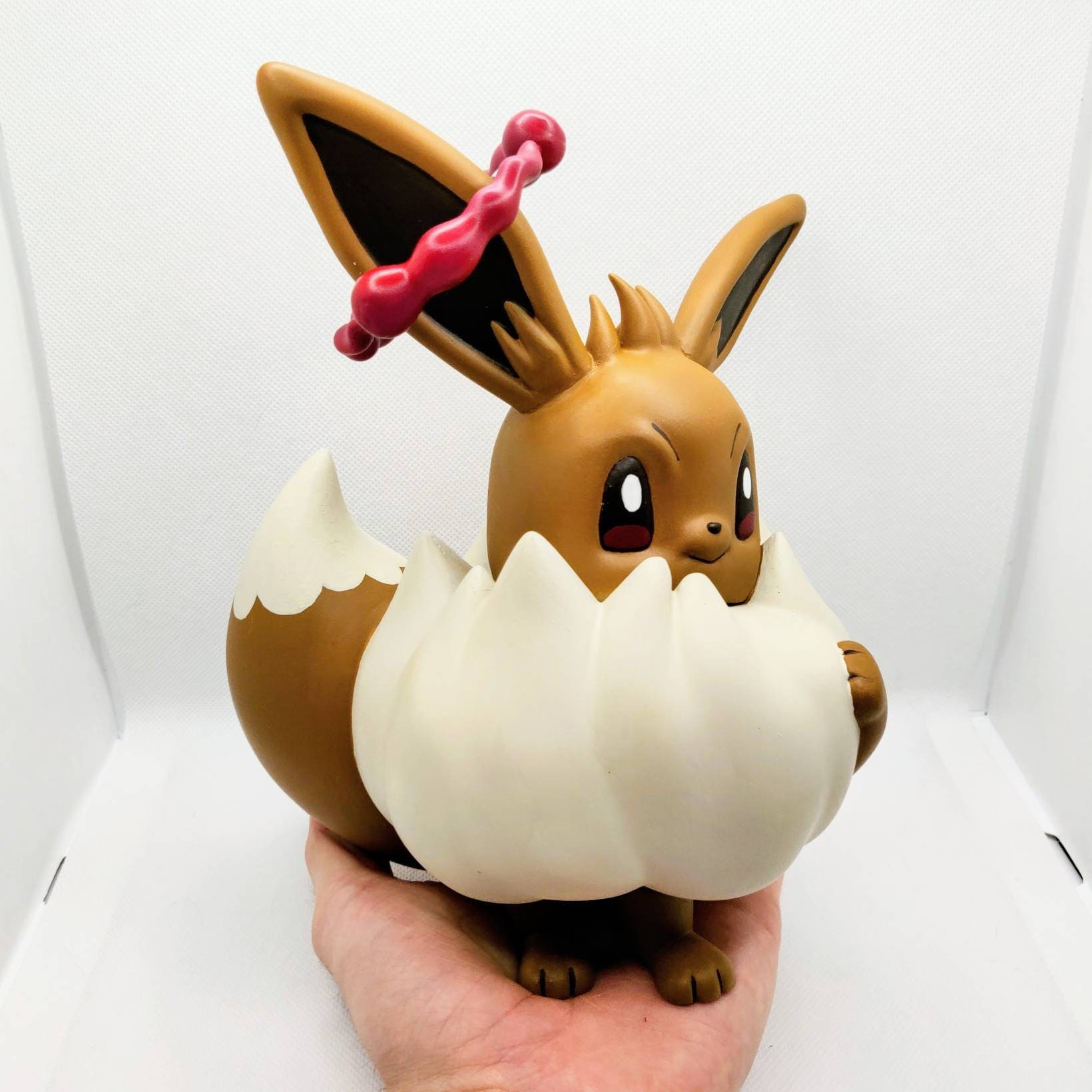 Pokemon 3D Scene Series Winter Eevee Sleigh Diorama