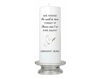 Wedding memorial candle, personalised candle, wedding candle, Wedding Ceremony Candle, Wedding Alter Candle, remembrance gift, Keepsake