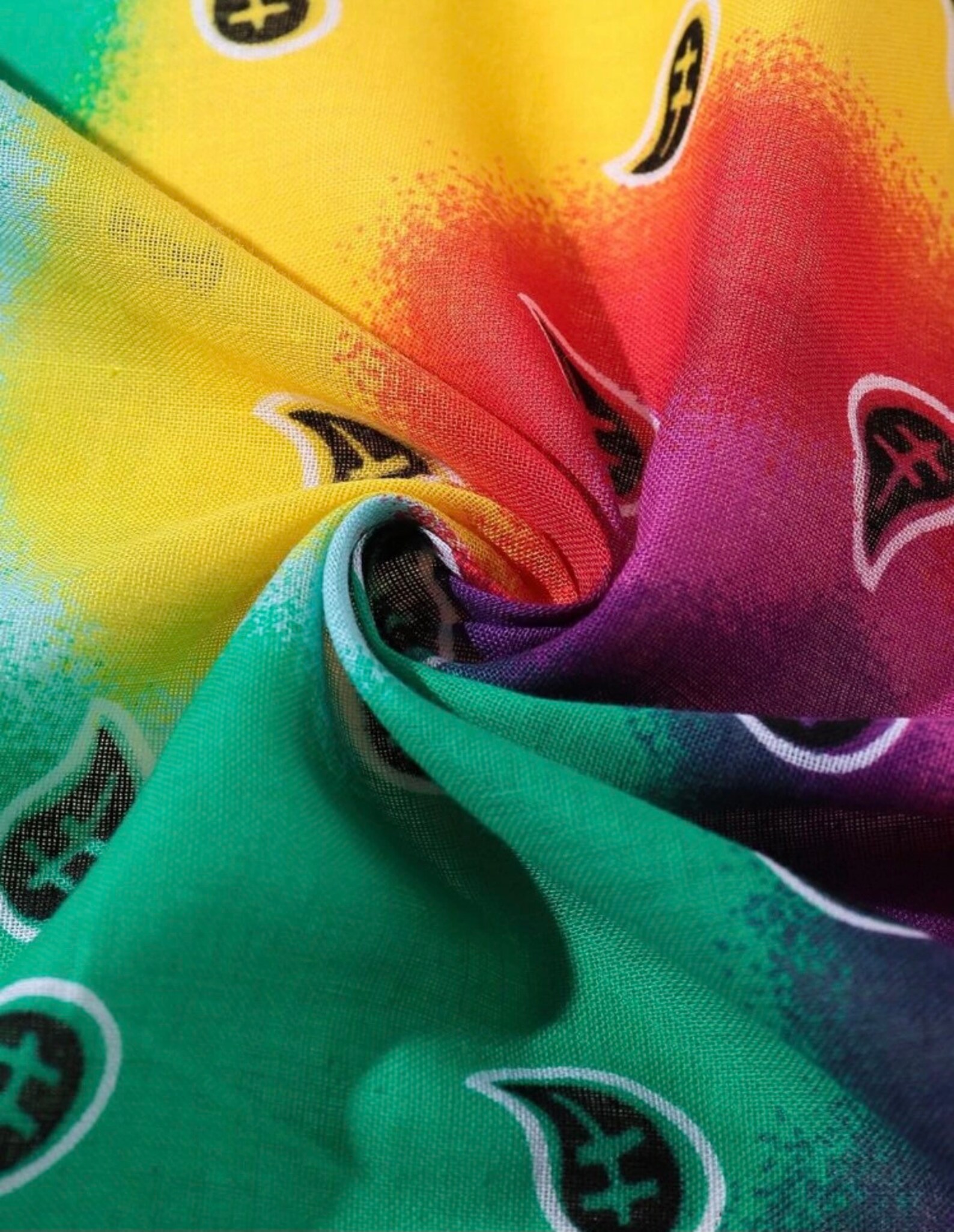 Regenboog bandana Rainbow Paisley Bandana LGBT Bandana Gay Etsy
