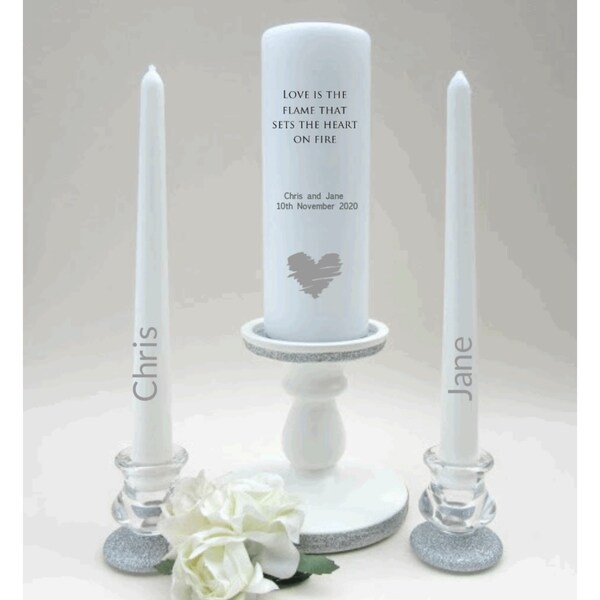 Unity Candle Set Etsy