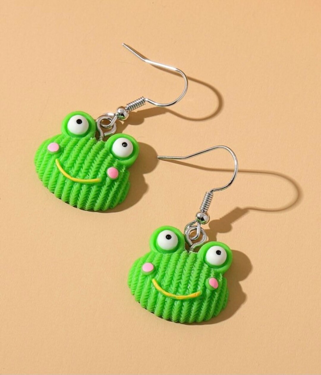 Super Cute Frog Earrings Novelty Earrings Fun Earrings Etsy