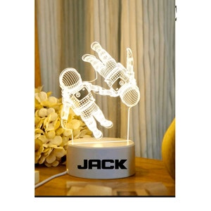 Funny Astronaut USB Gadget Spaceman USB LED Light Adjustable Night