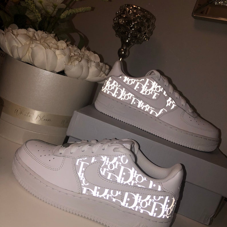 dior reflective air force 1