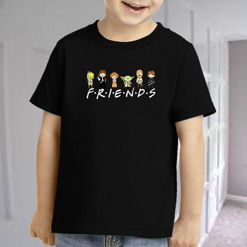 Friends Star wars Kid Tshirt Youth Shirt