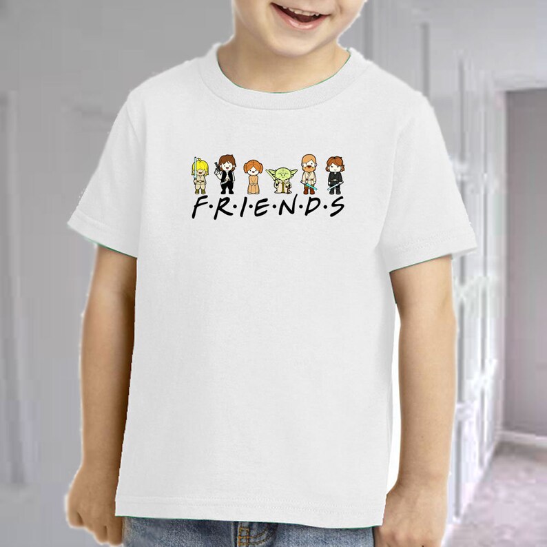 Friends Star wars Kid Tshirt Youth Shirt