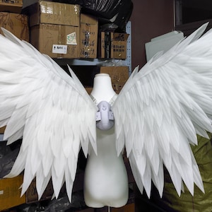 Aangepaste kleur beschikbaar: handgemaakte engelenvleugels | Vleugels voor fotoshoots/cosplay/bruiloftesthetiek/eventdecor-elektrisch klapperen-