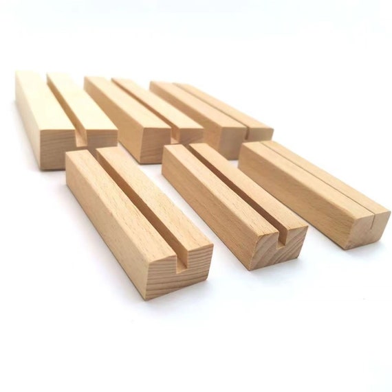 15cm / 6inch DIY Wood Base for Photo Stand, Card ,Desktop display ,restaurant ,calendar base ,Crystal Transparent Art,Resin art