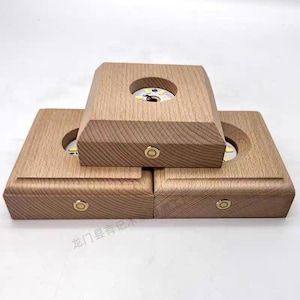 Square DIY Use USB Wood Night Light Base Light Base for Crystal Art,Resin art ,Acrylic Art... USB Cable Charge