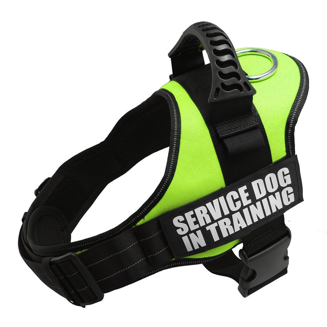 Personalized Dog Harness with Name Tag Adjustable Reflective Etsy