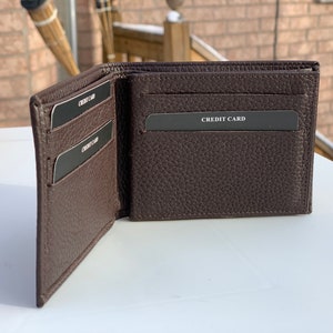 Personalized Wallet,Mens Wallet,Engraved Wallet,Groomsmen Wallet,Leather Wallet,Custom Wallet,Boyfriend Gift for Men,Father Day Gift for Him