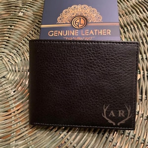 Personalized Wallet,Mens Wallet,Engraved Wallet,Groomsmen Wallet,Leather Wallet,Custom Wallet,Boyfriend Gift for Men,Father Day Gift for Him