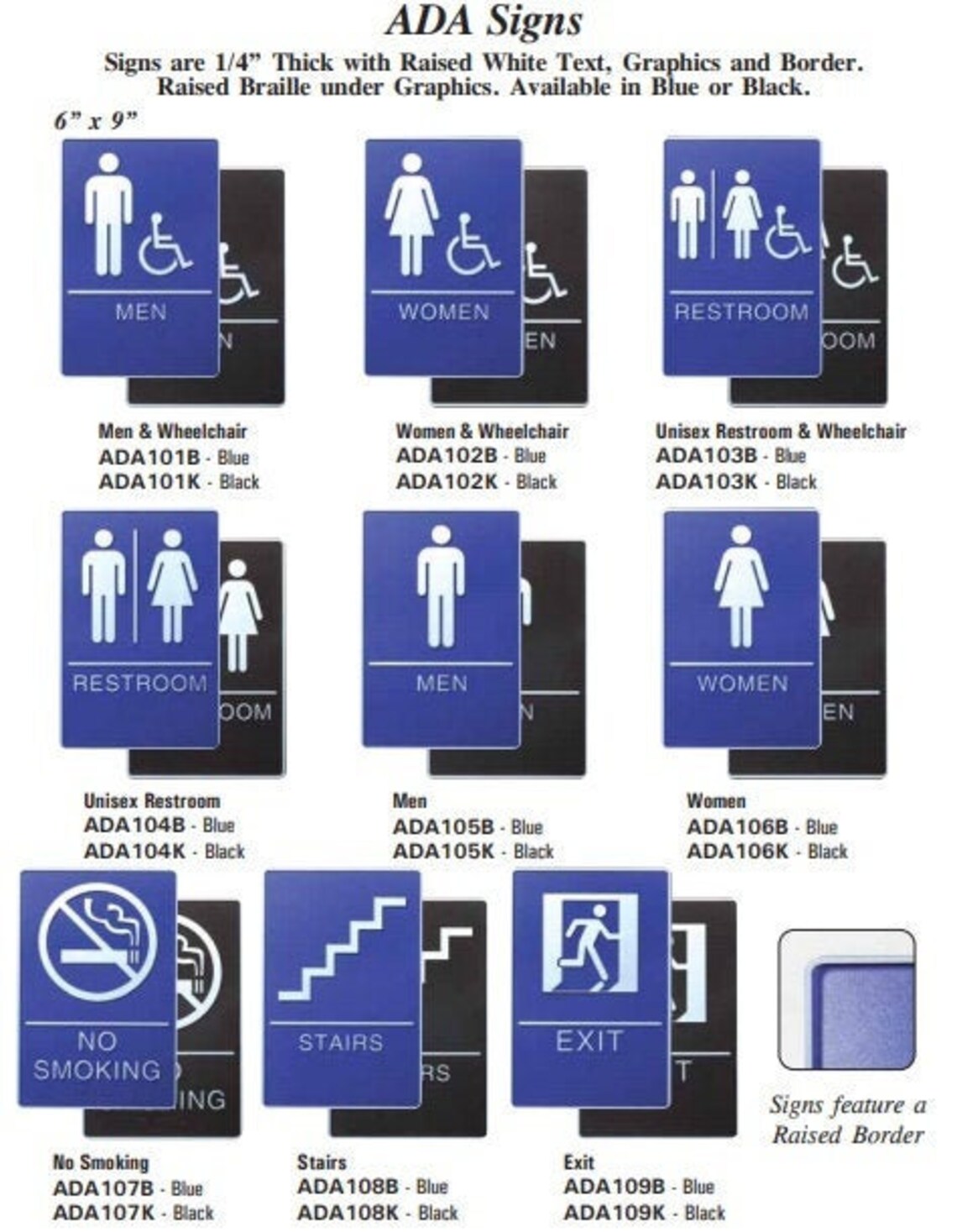 ADA Signage, Braille, Way Finding, Restroom, Mens, Womens, Directional Signage Etsy