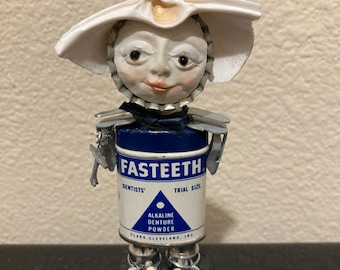 Imp bot, Fritz, found object