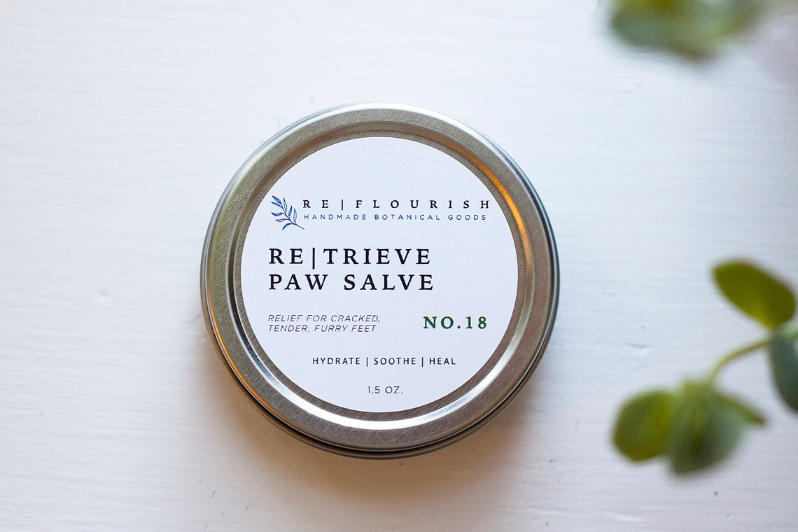 Paw Salve 1.5 Oz. Tin RETRIEVE Dog Paw Salve Relief for Etsy Singapore