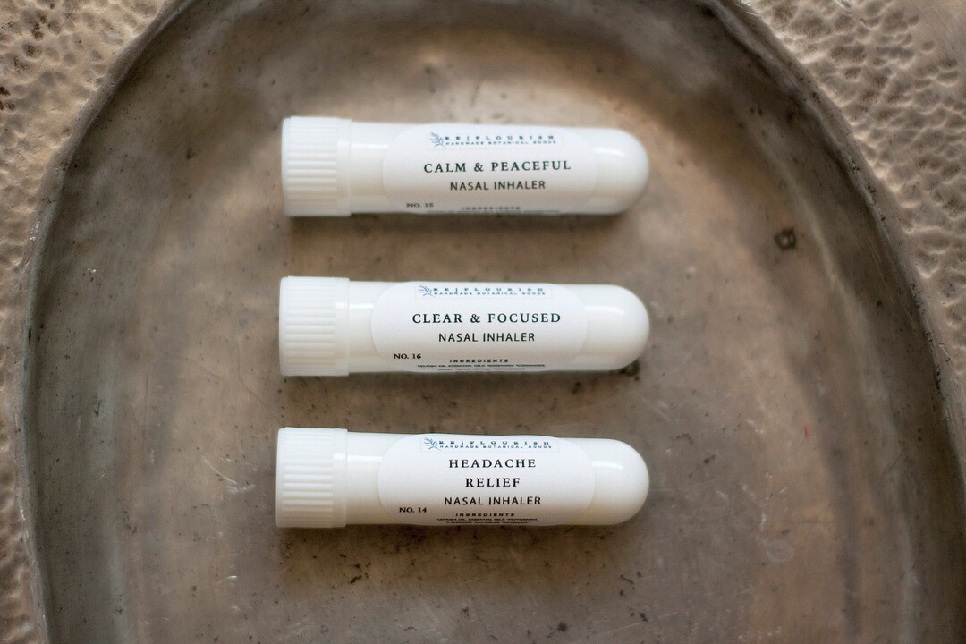Aromatherapy Nasal Inhalers [organic] - Set of 3 - Calm and Peaceful ...