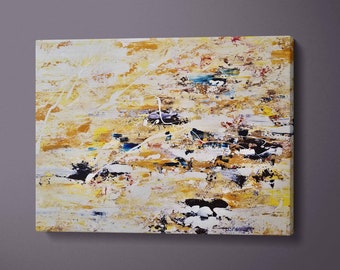 Autumn into Winter Abstract Latex Painting