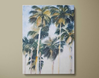 Ocean Palm Trees Painting