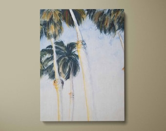 Ocean Palm Trees Painting