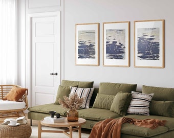 Early Morning on the Water (triptych)