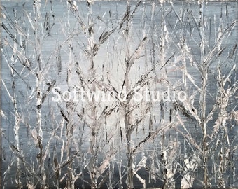 Winter Light Painting Gray