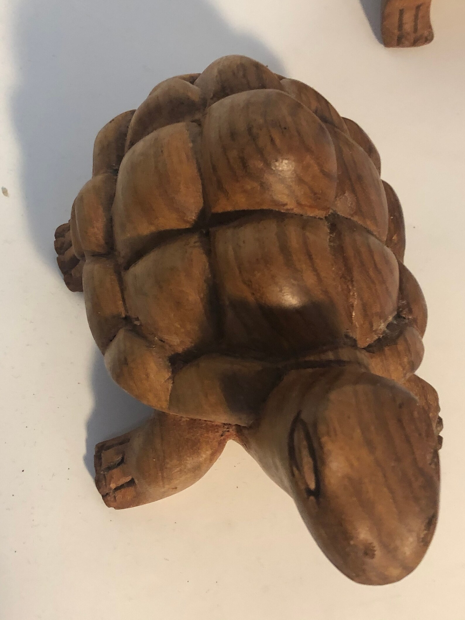 Hand Carved Wood Set Of Turtles Art Classic Etsy