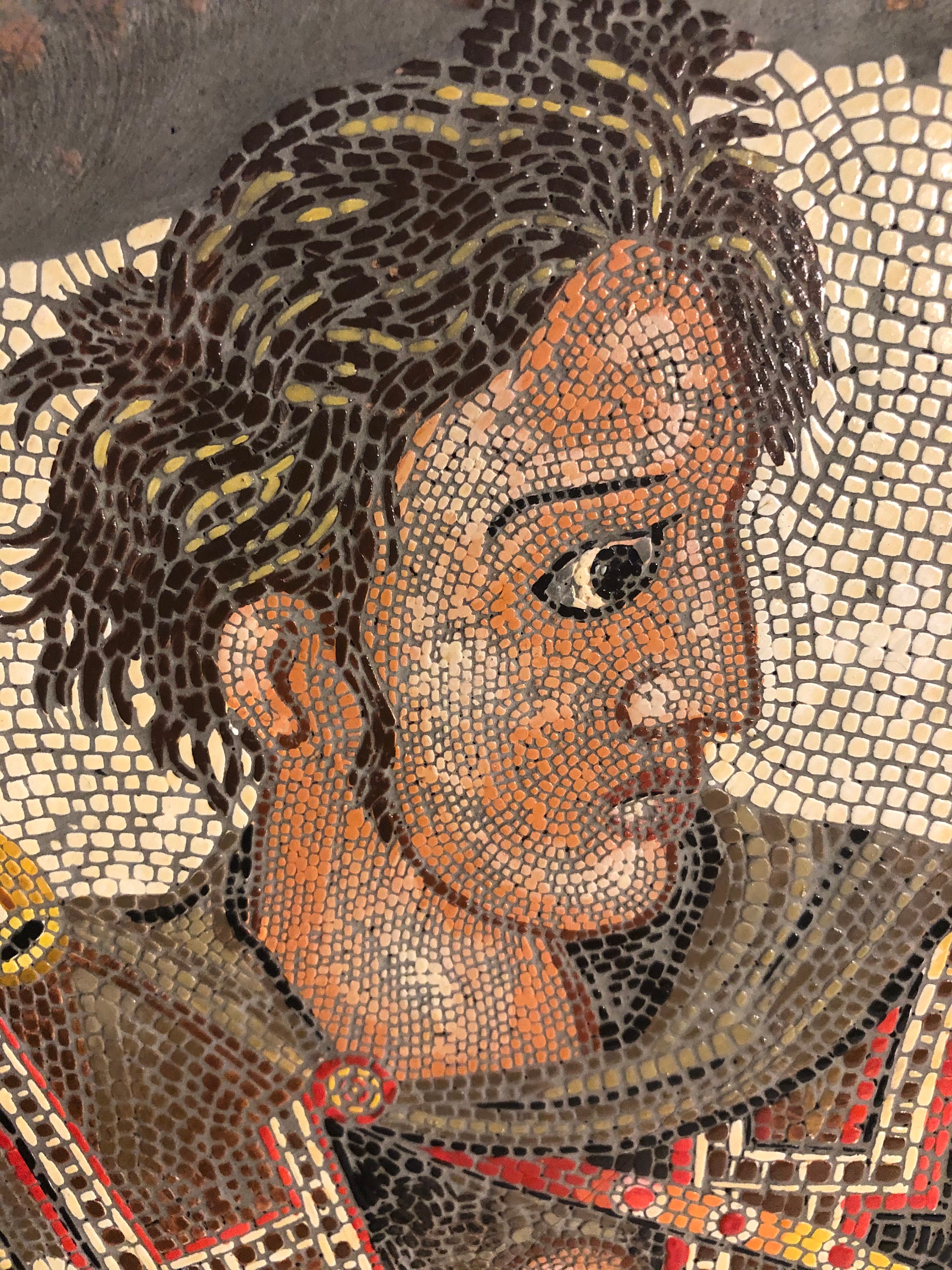 Alexander The Great Mosaic Art Antique Hand Made Picture Etsy