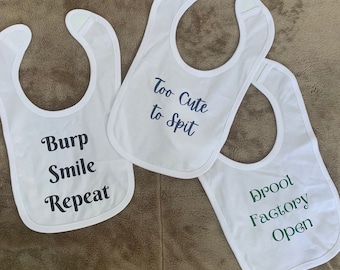 Baby Lätzchen| Lustige Zitate Baby Lätzchen | Babypartygeschenk | Neugeborenen Geschenk