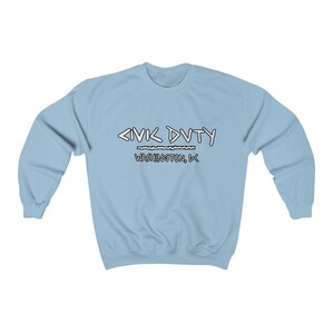Light Blue Crewneck Sweatshirt