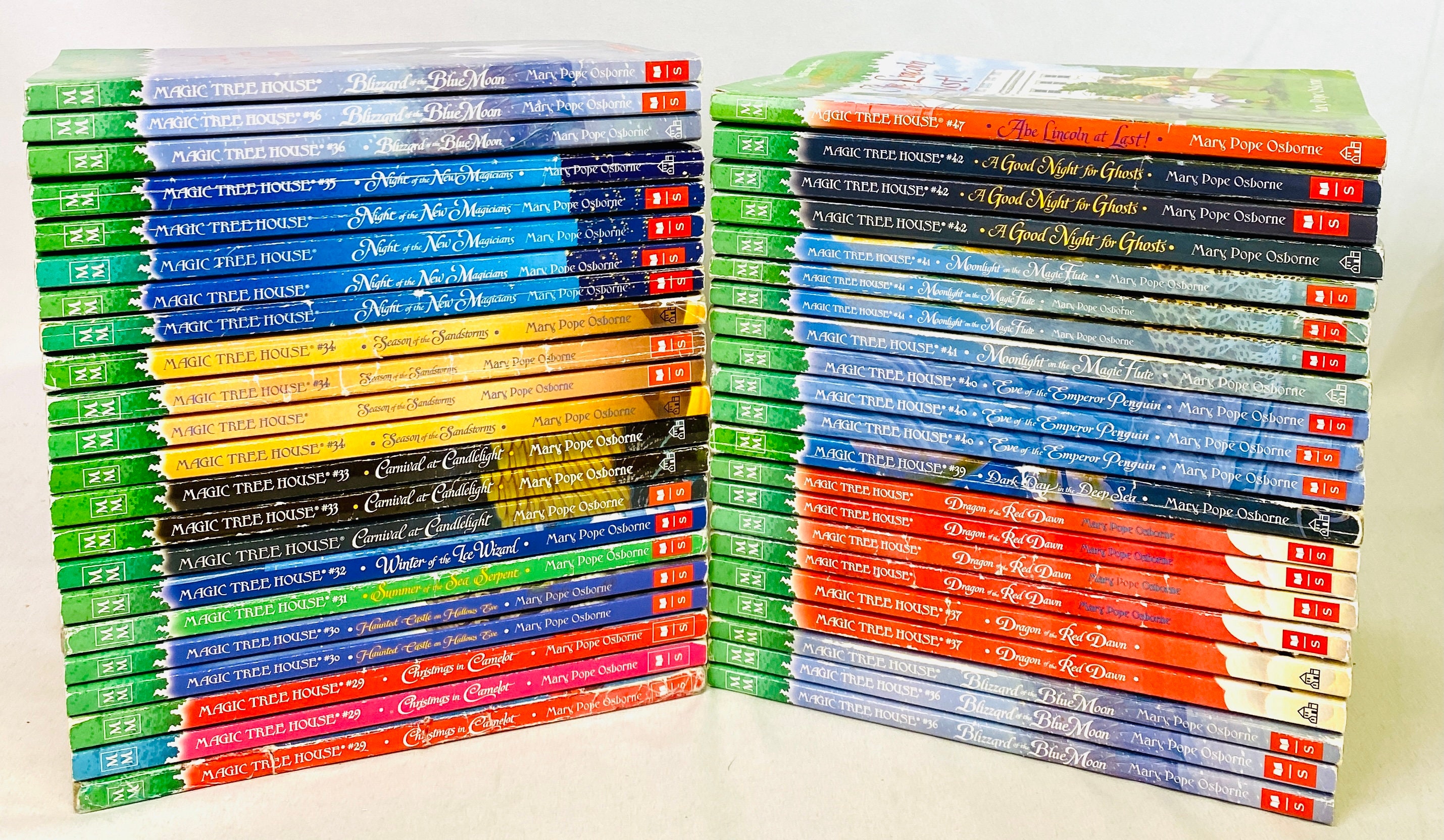 Magic Tree House - Lot Of 5 Books No.'s 2, 13, 20, 23, And 39