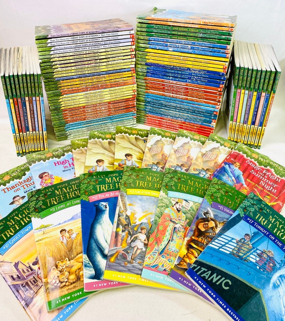 Magic Tree House Lot of 10 Children's Books #2,4,6,16,18,24,26,39,40 +  Guide