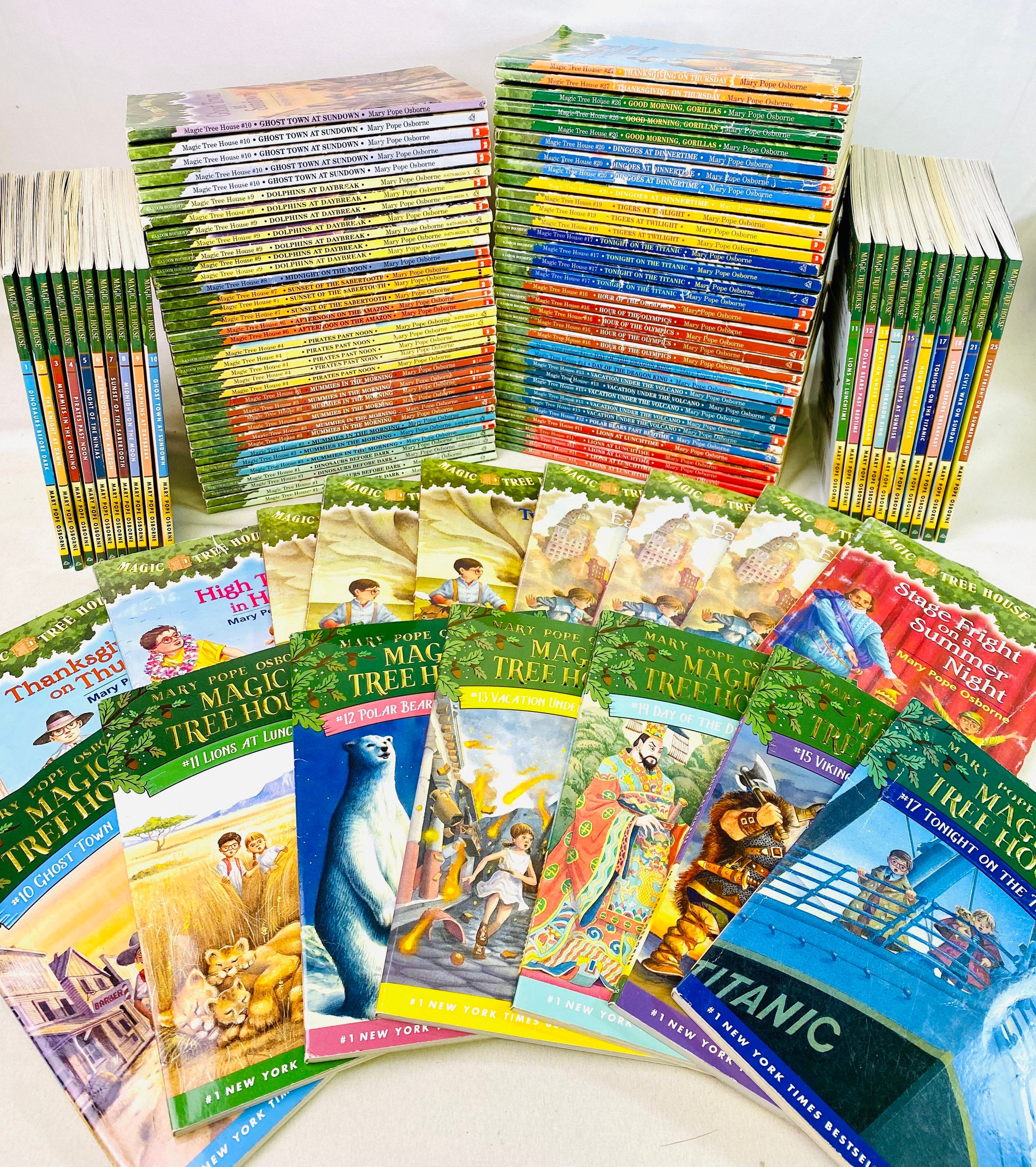 Magic Tree House - Lot Of 5 Books No.'s 2, 13, 20, 23, And 39