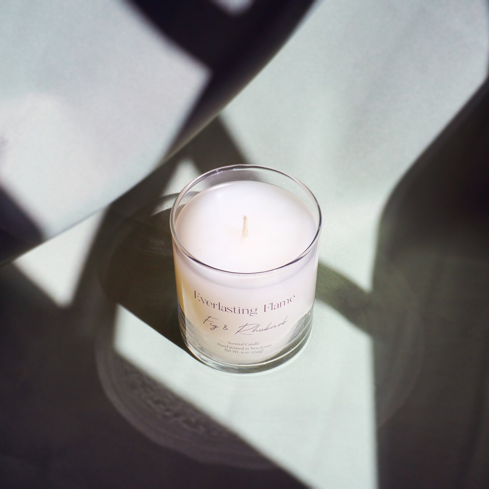 Fig & Rhubarb Strong Scented Candle 9 Oz Berry Fruit Etsy UK