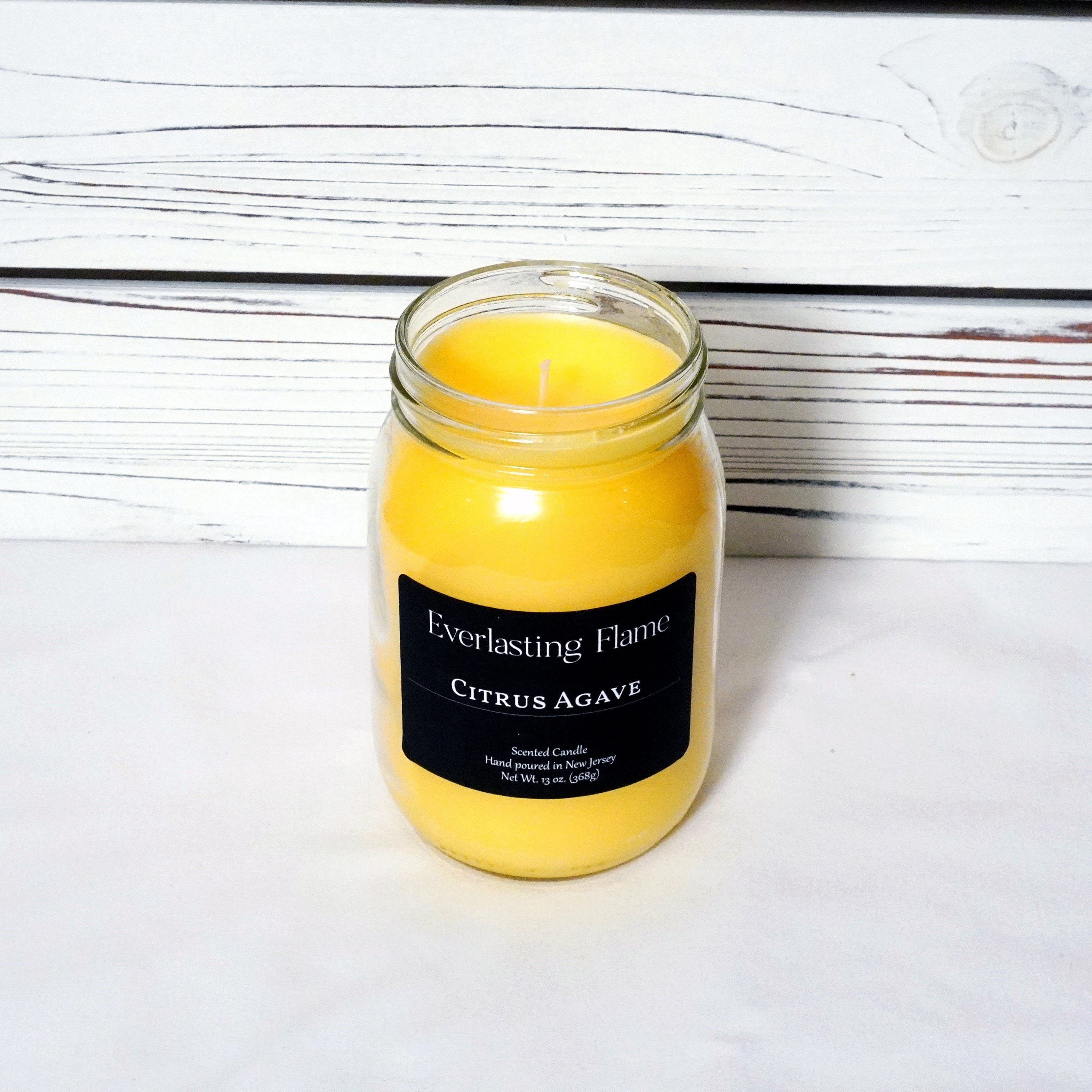 Citrus Agave scented candle 13 oz large tropical spring and Etsy