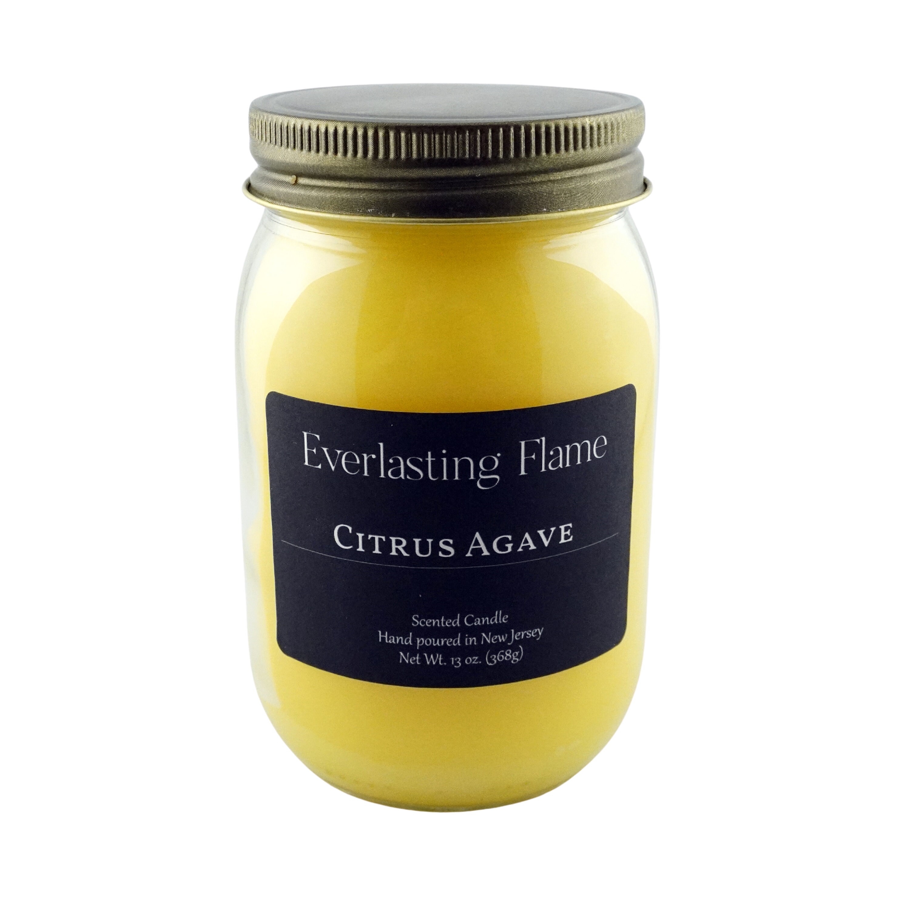 Citrus Agave scented candle 13 oz large tropical spring and Etsy