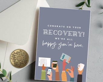 Sobriety Anniversary Card: Congrats on Recovery!