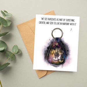 Narcotics Anonymous Keytag - Recovery Card, Clean Anniversary Card, NA Greeting Card