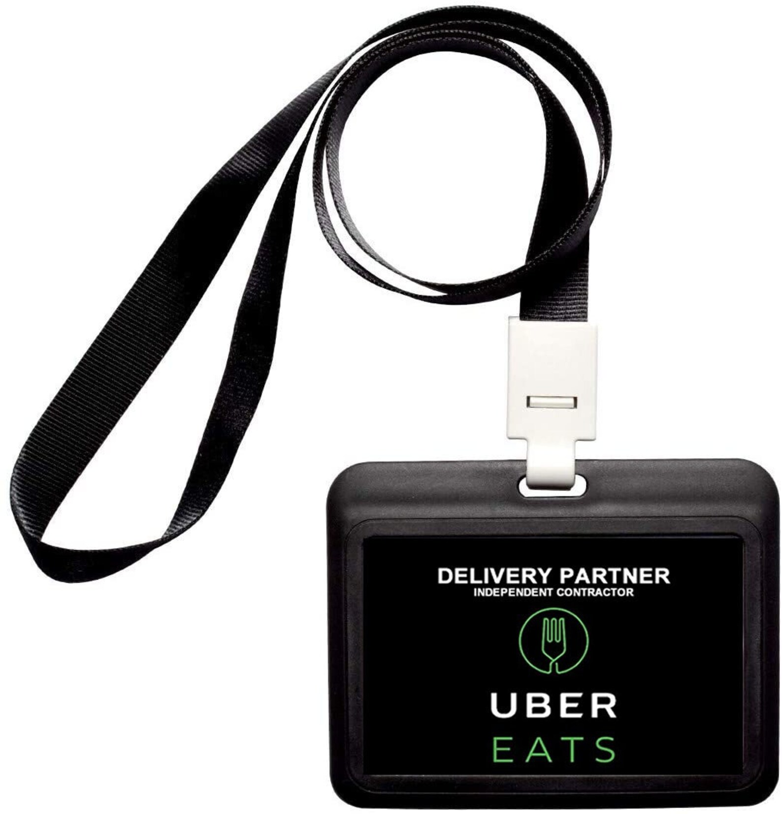 Uber Eats Delivery Driver ID Badge & Lanyard - Etsy 