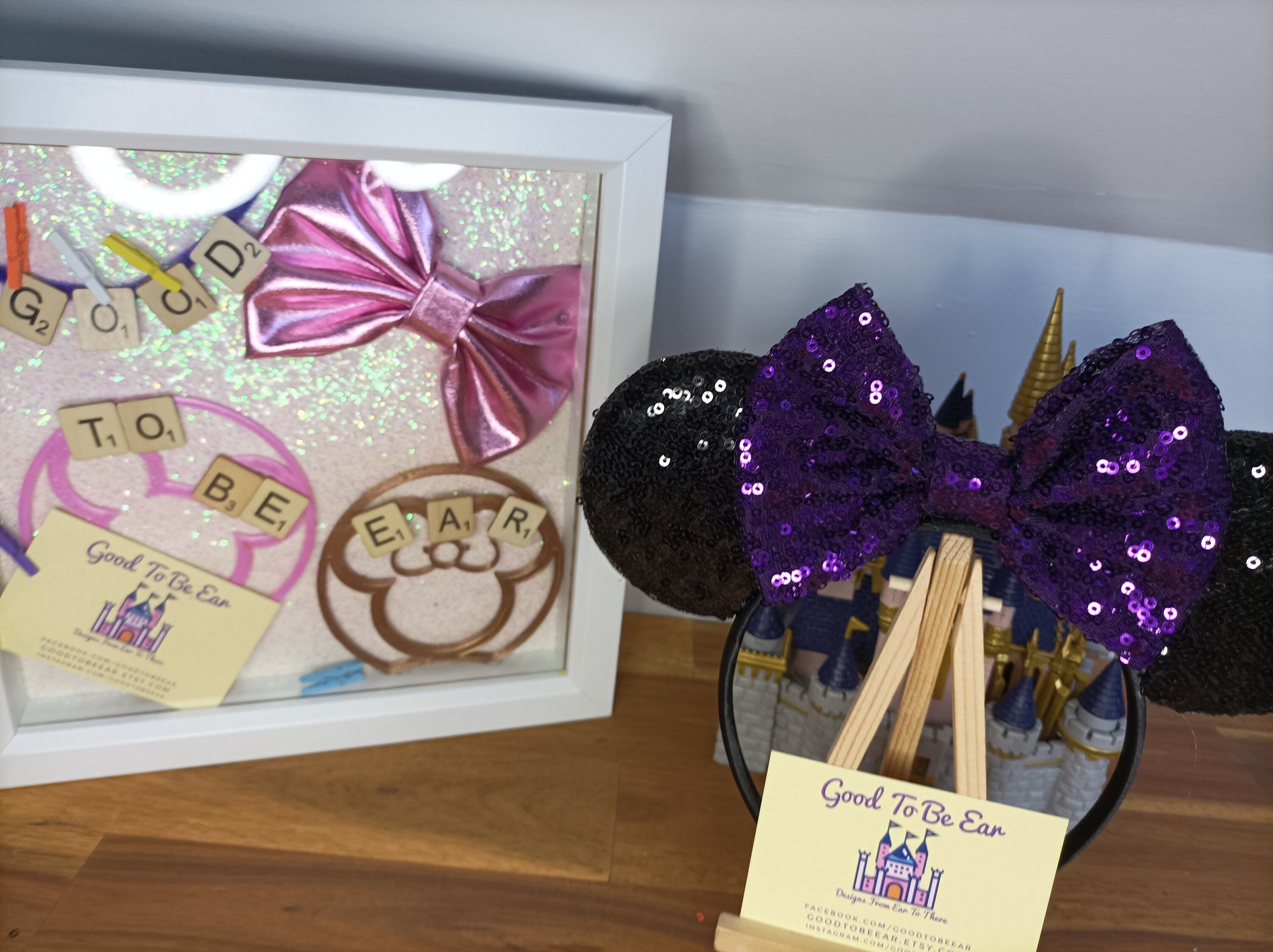 Black Purple Classic Halloween Disney Minnie and Mickey  display picture 2