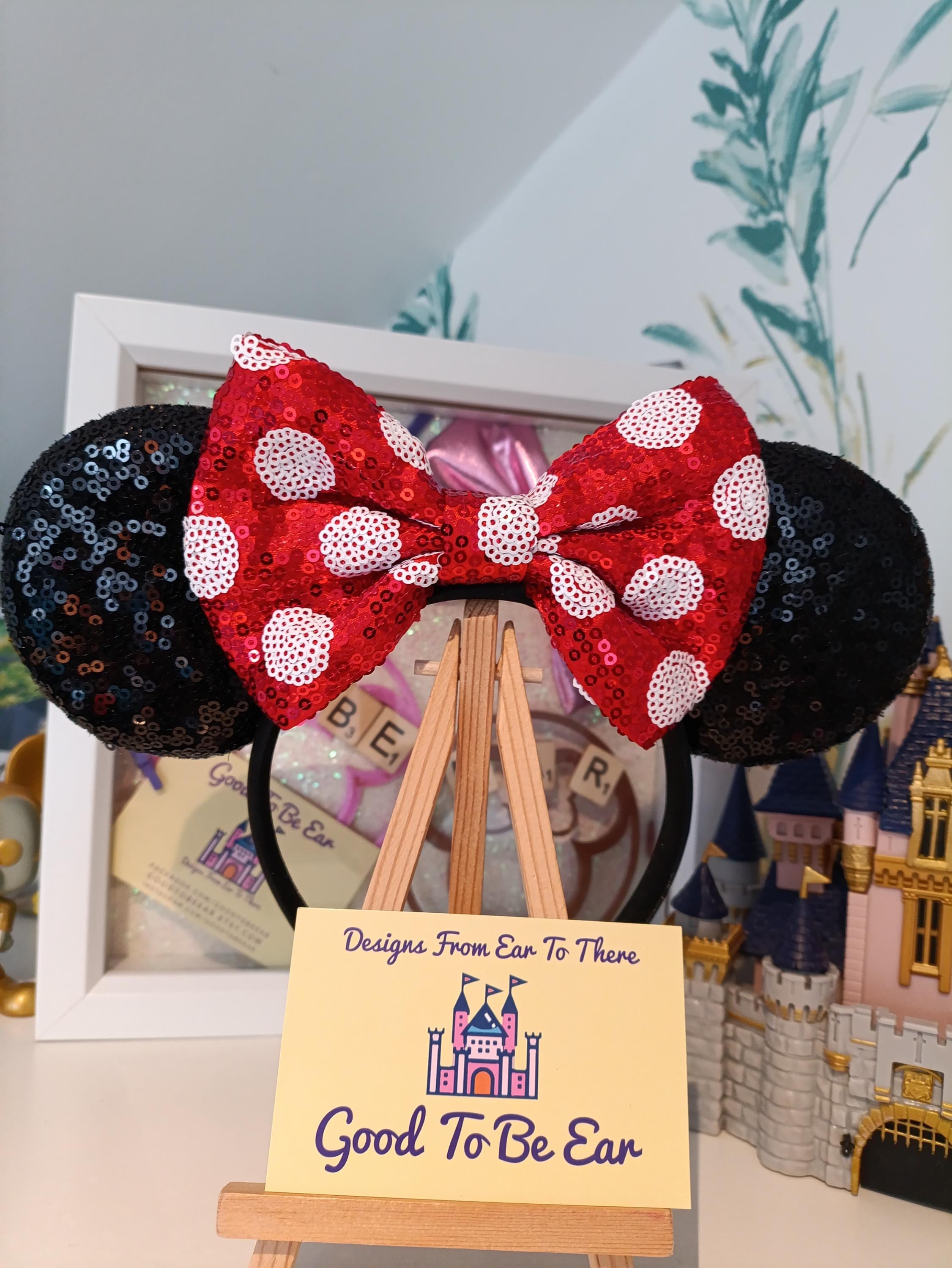 Polka Dot Classic Disney Minnie and Mickey Inspired Mouse  display picture 1