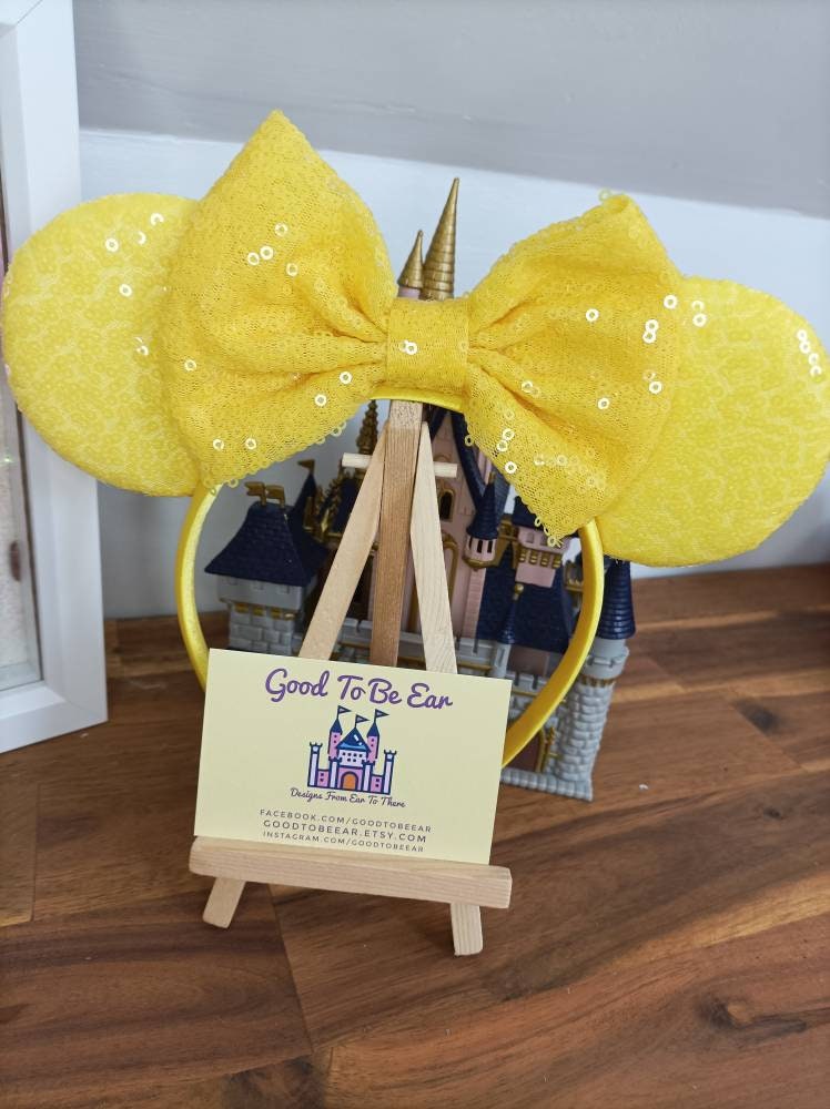 Spring Yellow Disney Minnie and Mickey Inspired Mouse Style  display picture 3