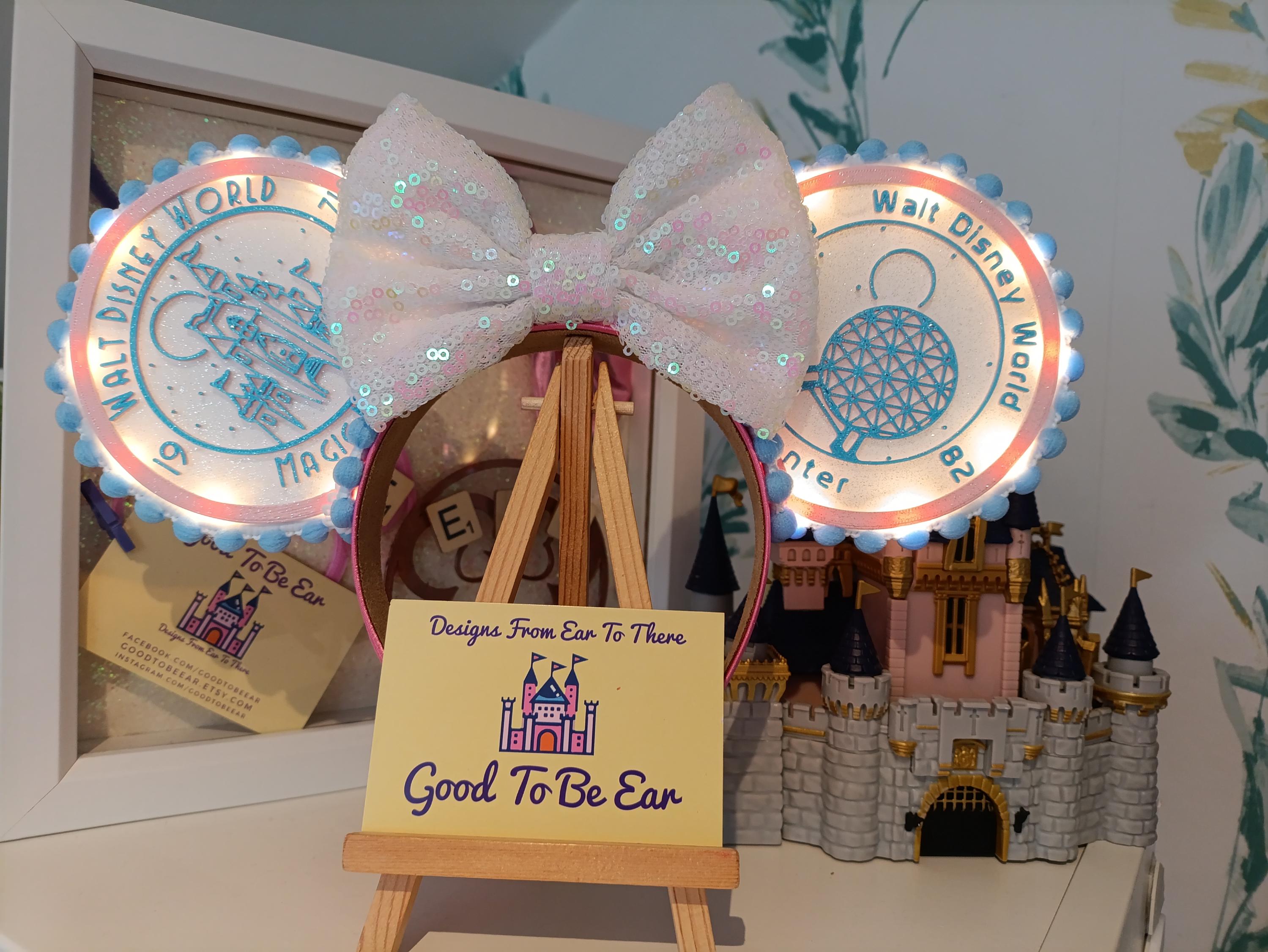 Mickey ears to wear to Disney set of four New Four Parks Collection Minnie Ears, Ornaments, and More  main image 3